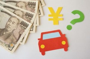 交通事故とお金のイメージ図